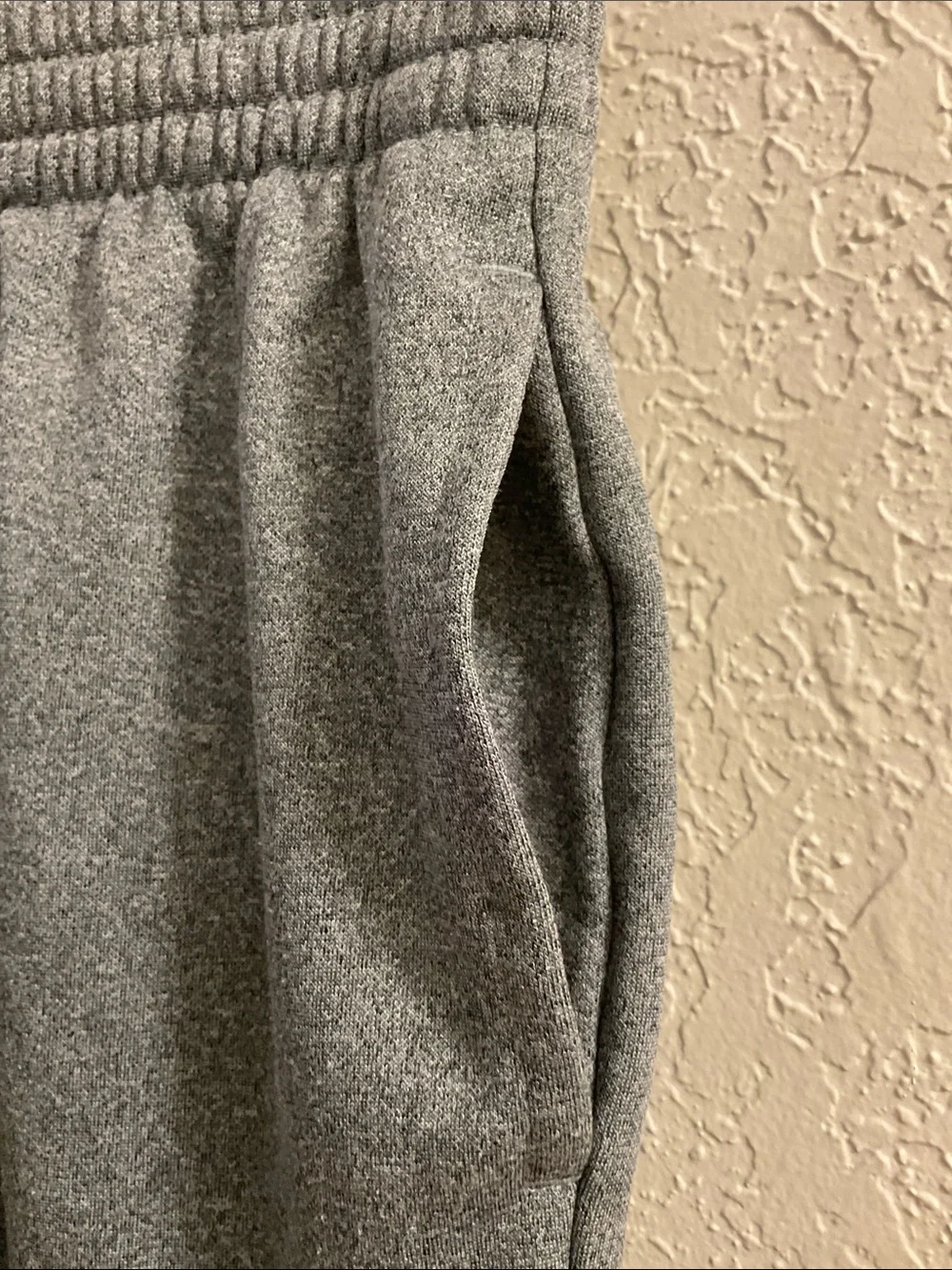 Nike Kids Gray Sweatpants/Joggers with Black Swoosh
